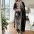 Black Embroidery And sequin Work Silk Blend Salwar Suit