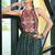 Ethnic motifs embroidered halter neck thread work thread work empire kurti