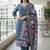 Women floral embroidered regular thread work kurta with trousers & with dupatta