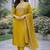 Women embroidered regular kurta with trousers & with dupatta