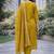 Women embroidered regular kurta with trousers & with dupatta