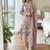 Lavender Embroidery And sequin Work Silk Blend Salwar Suit