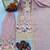 Lavender Embroidery And sequin Work Silk Blend Salwar Suit