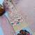 Lavender Embroidery And sequin Work Silk Blend Salwar Suit