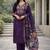 Women floral embroidered regular thread work kurta with trousers & with dupatta