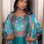 Ethnic motifs printed thread work thread work kurta Set