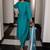 Ethnic motifs printed thread work thread work kurta Set