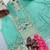 Sky Blue Embroidery And sequin Work Silk Blend Salwar Suit