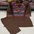 Women’s Brown Embroidered Kurta & Palazzo CORED SET 