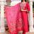 Floral embroidered sequinned pure cotton sequinned kurta Set