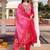Floral embroidered sequinned pure cotton sequinned kurta Set