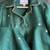Bottle green embroidered raw silk co ord set