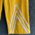 Yellow embroidered cotton slub co ord set