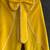 Yellow embroidered cotton slub co ord set