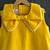 Yellow embroidered cotton slub co ord set