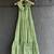 Green printed cotton rayon dress