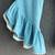 Teal blue cotton slub co ord set