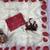 Red Color Beautiful Aplic work with sequins  Embroidery Work Silk Blend Saree