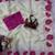 Rani Pink Color Beautiful Aplic work with sequins  Embroidery Work Silk Blend Saree