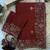 Burgundy Color Beautiful Sequence & Zari embroidery work Silk Blend Saree