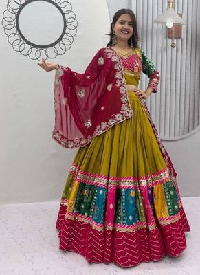 Navratri Special Gamathi Work Lehenga choli 2