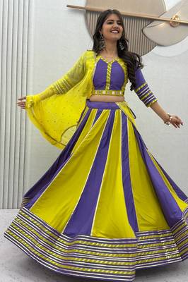 Navratri Special Gamathi Work Lehenga choli 1