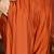 Elegant orange roman embroidered kurti pant set
