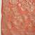 Elegant rust orange roman embroidered kurti pant set