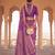purple-2  colour printed soft silk blend fancy saree with blouse