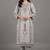 Grey embroidered kurta set