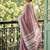 Dusty rose cotton silk blend saree with intricate woven border