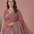 Cinemon linen block print bollywood digital print saree