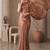 Multicolor linen striped bollywood digital print saree