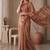 Multicolor linen striped bollywood digital print saree