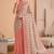 multicolor linen geometric bollywood digital print saree