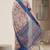 Multicolor linen geometric bollywood digital print saree