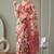 Multicolor linen floral bollywood digital print saree