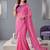pink chanderi digital print bollywood saree