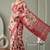 Multicolor linen floral bollywood digital print saree