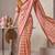 olive brown chanderi geometric digital print bollywood saree