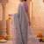 pink chanderi striped printed ready to wear saree