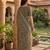 green & beige chanderi paisley printed ready to wear saree
