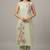 Light green floral embroidered kurta set