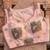 cream & pink chanderi pichwai printed ready to wear saree