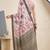 White linen floral bollywood digital print saree
