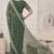 green chanderi bandhani digital print bollywood saree