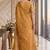 mustard gold chanderi digital printed ready to wear saree