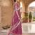 onion pink chanderi bandhani printed ready to wear saree