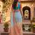 multicolor chanderi striped printed ready to wear saree