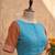 multicolor chanderi striped printed ready to wear saree